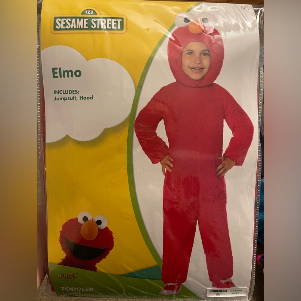 Elmo Toddler Costume (Brand New)